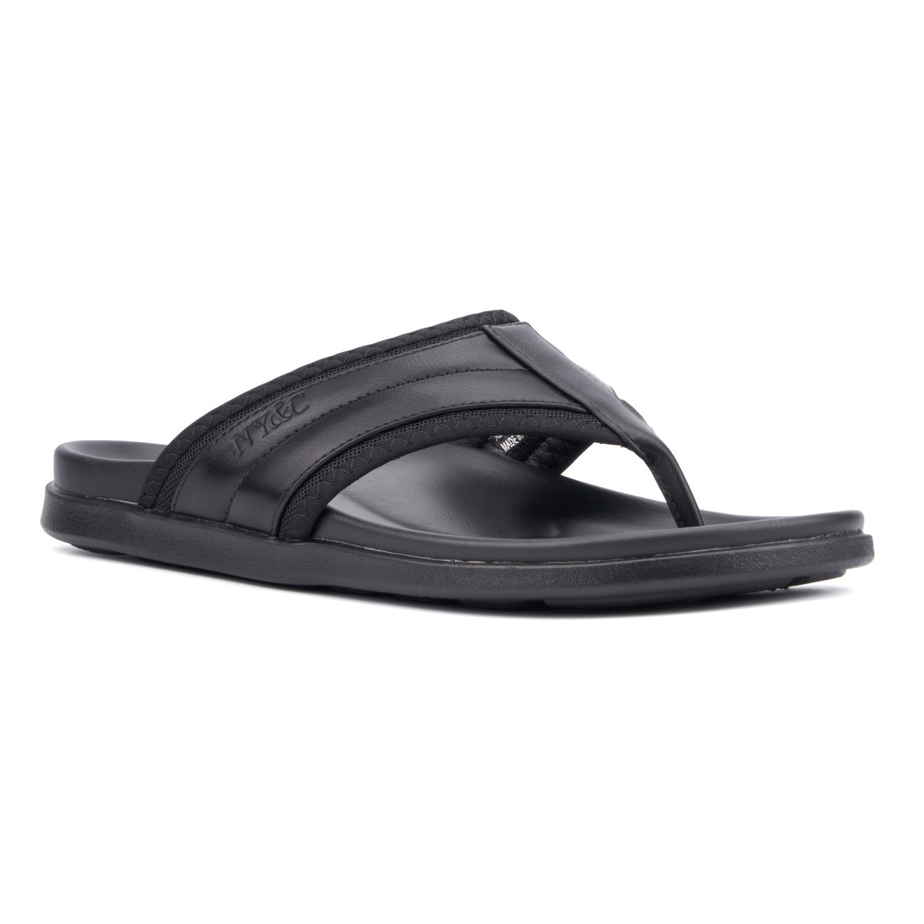  New York & Company Men's Maxx Flip-Flop Sandals - BLACK - Bonton