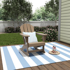 Classic Porch Outdoor Patio Rocking Adirondack Chair