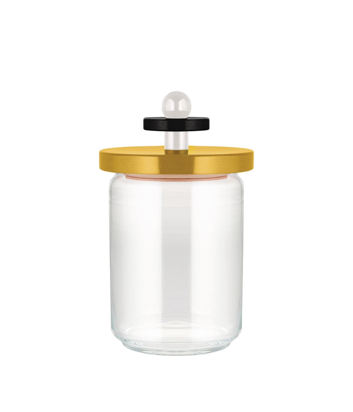  Alessi Kitchen Canister - Yellow/Black/White - Bonton