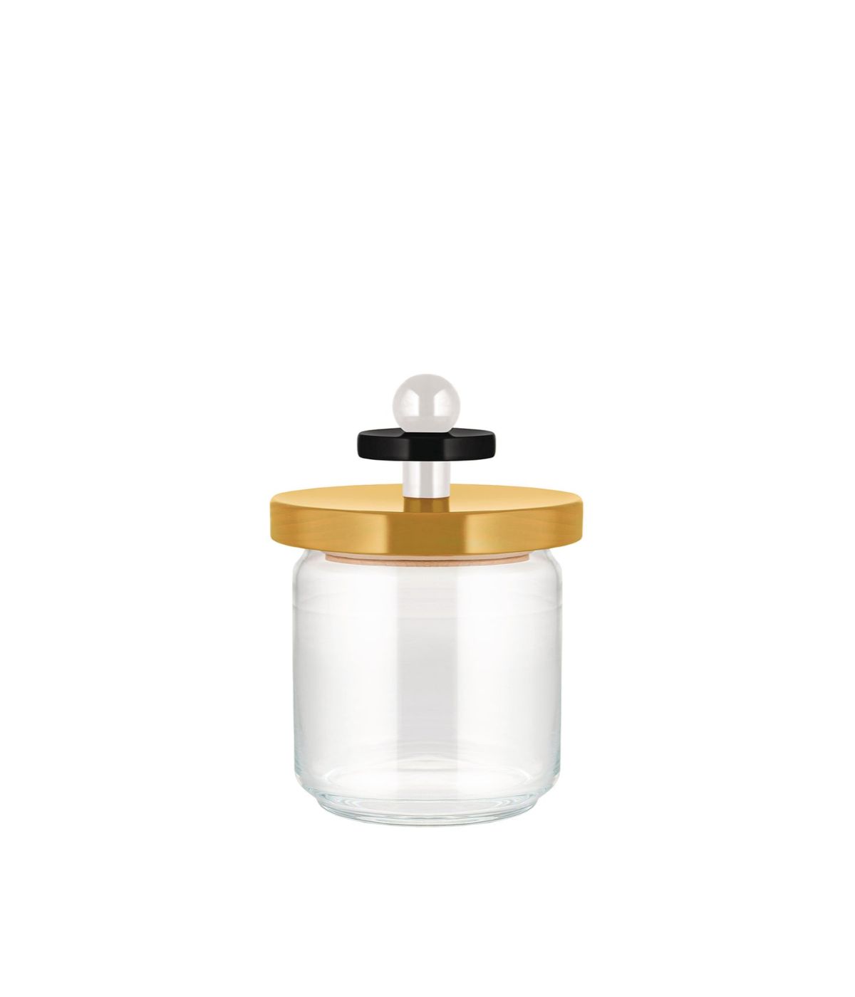  Alessi Kitchen Canister - Yellow/Black/White - Bonton