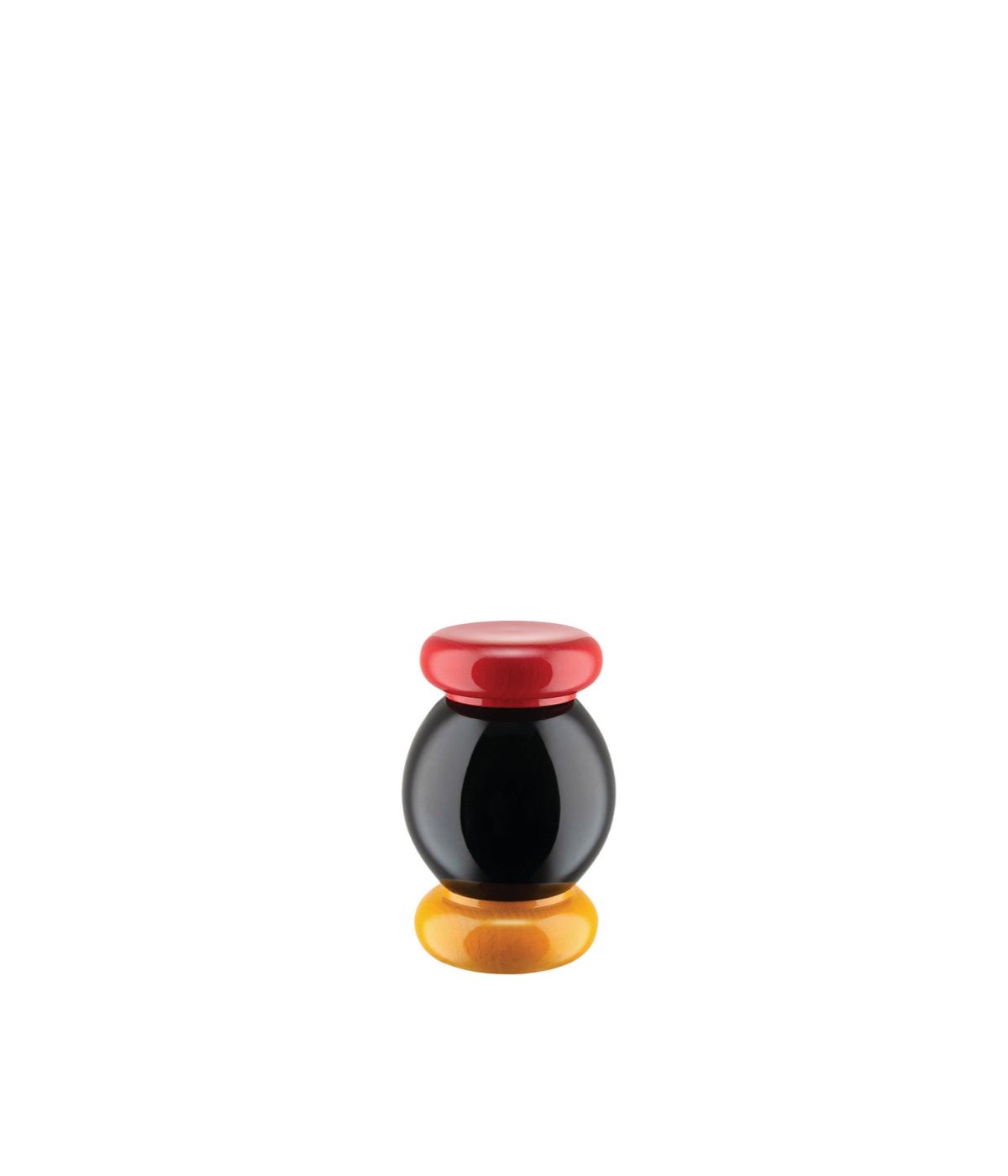  Alessi Salt/Spice Grinder - Black/Yellow/Red - Bonton