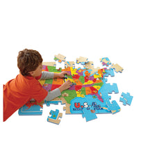 USA Foam Map Floor Puzzle: 54 Pcs Multi