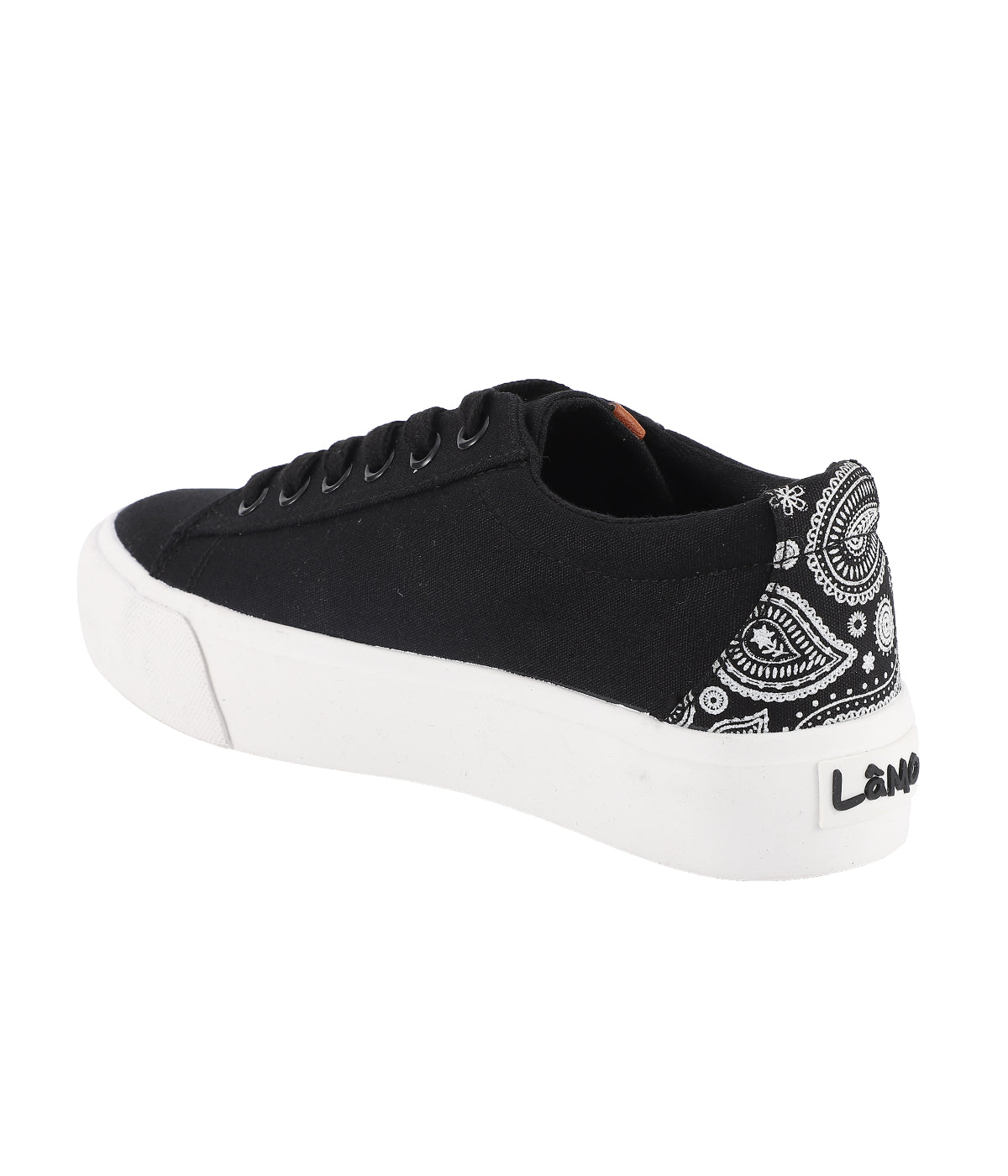  Lamo Amelie Fashion Sneakers - Black Paisley - Bonton