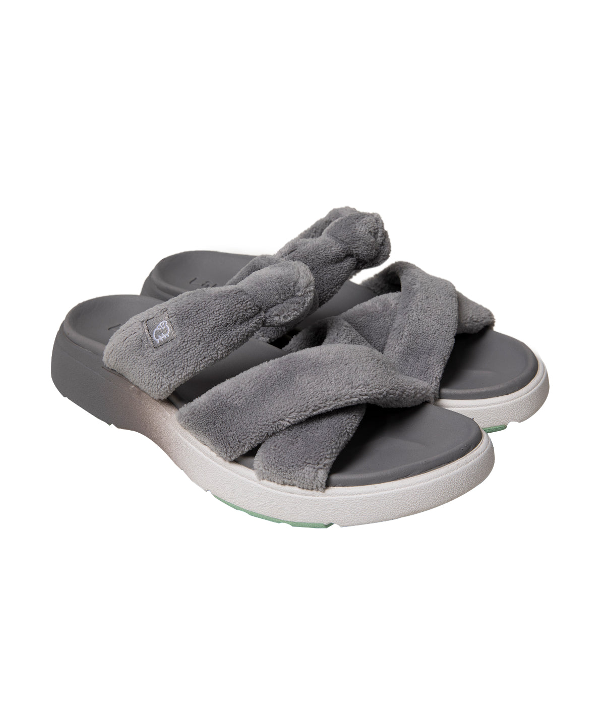  Lamo Tiki Flat Sandal - Grey - Bonton