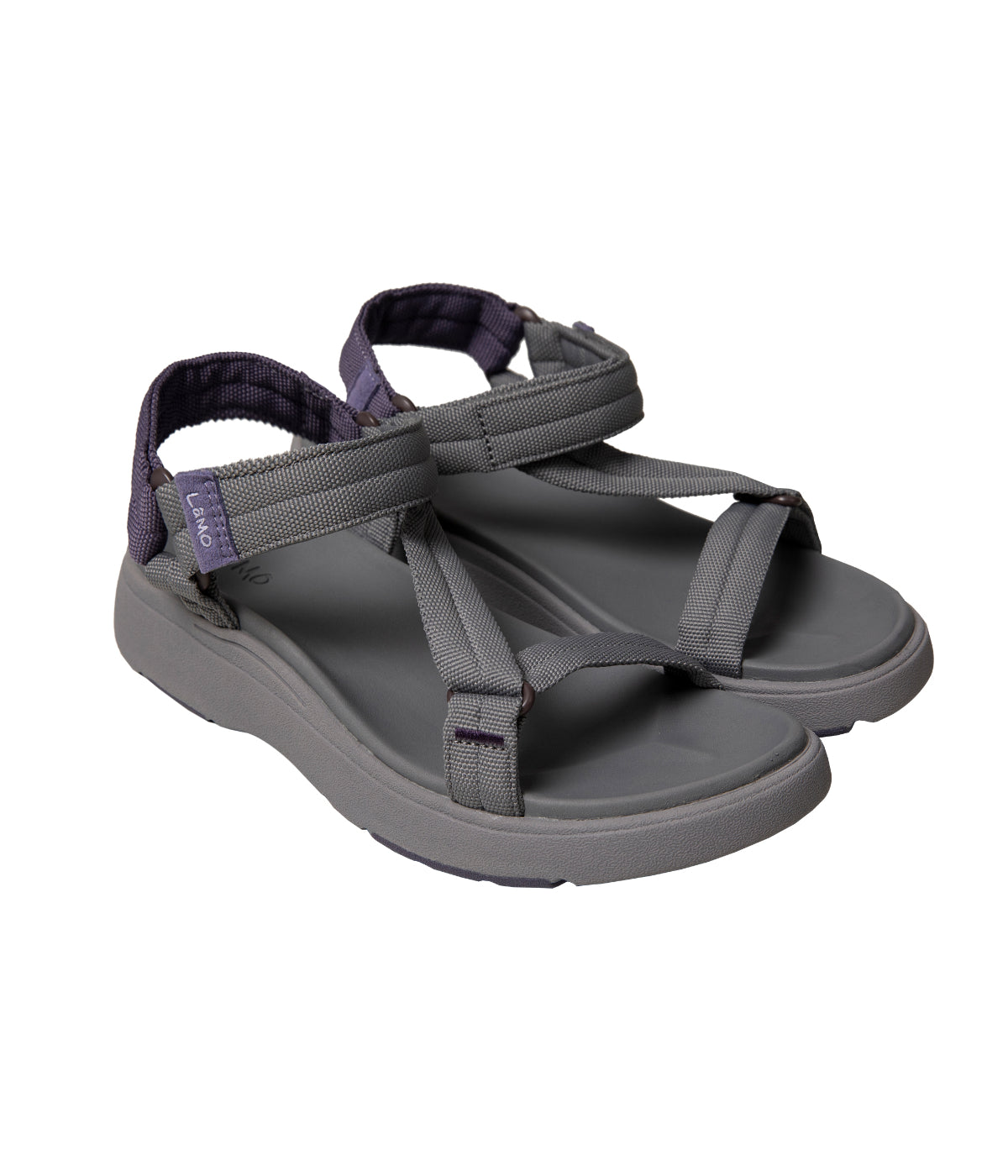  Lamo Solstice Flat Sandal - Charcoal - Bonton