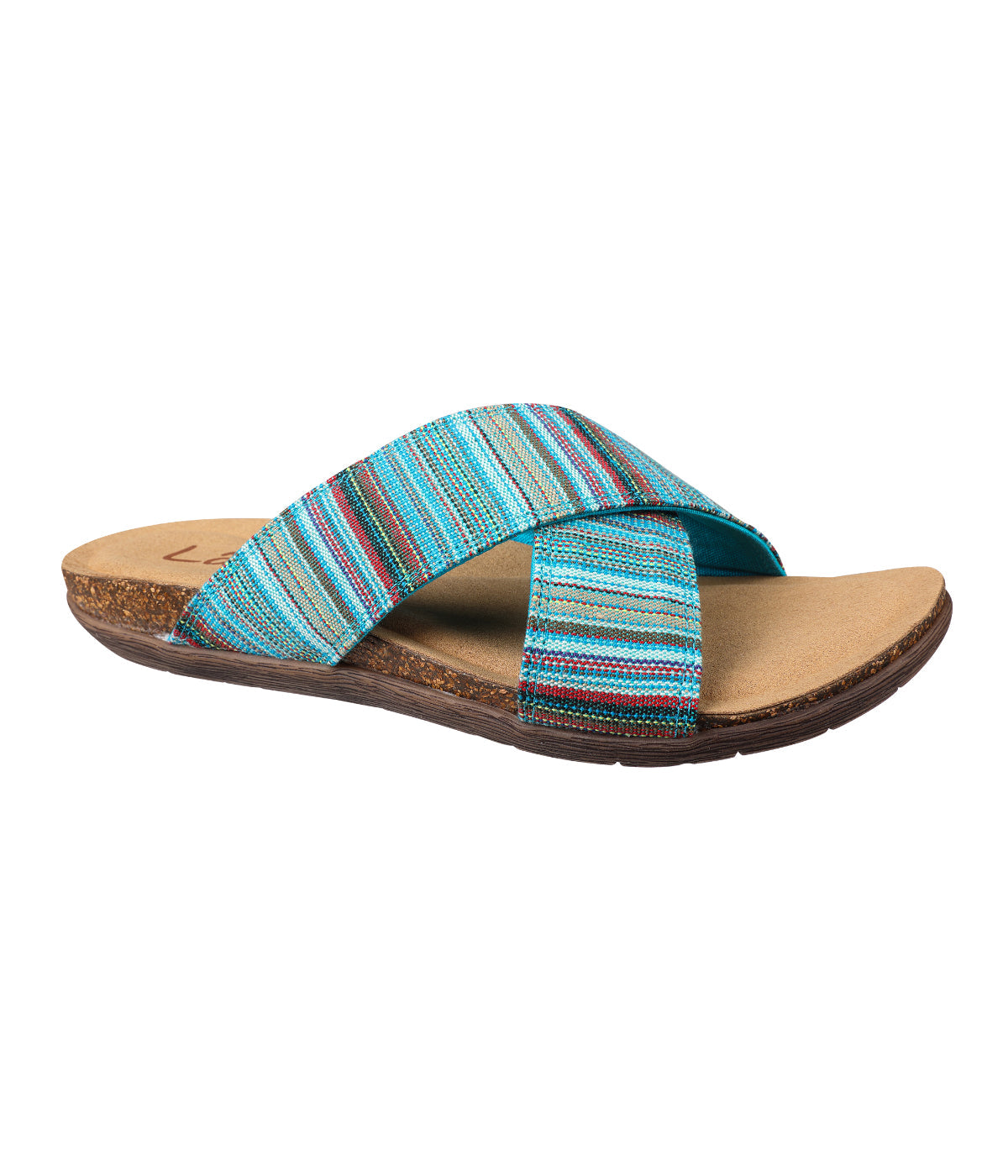  Lamo Leyla Flat Sandal - Turquoise - Bonton