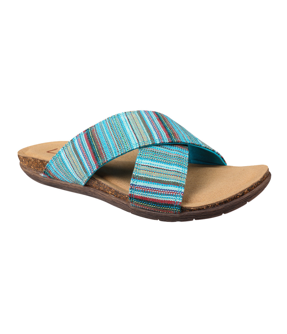  Lamo Leyla Flat Sandal - Turquoise - Bonton