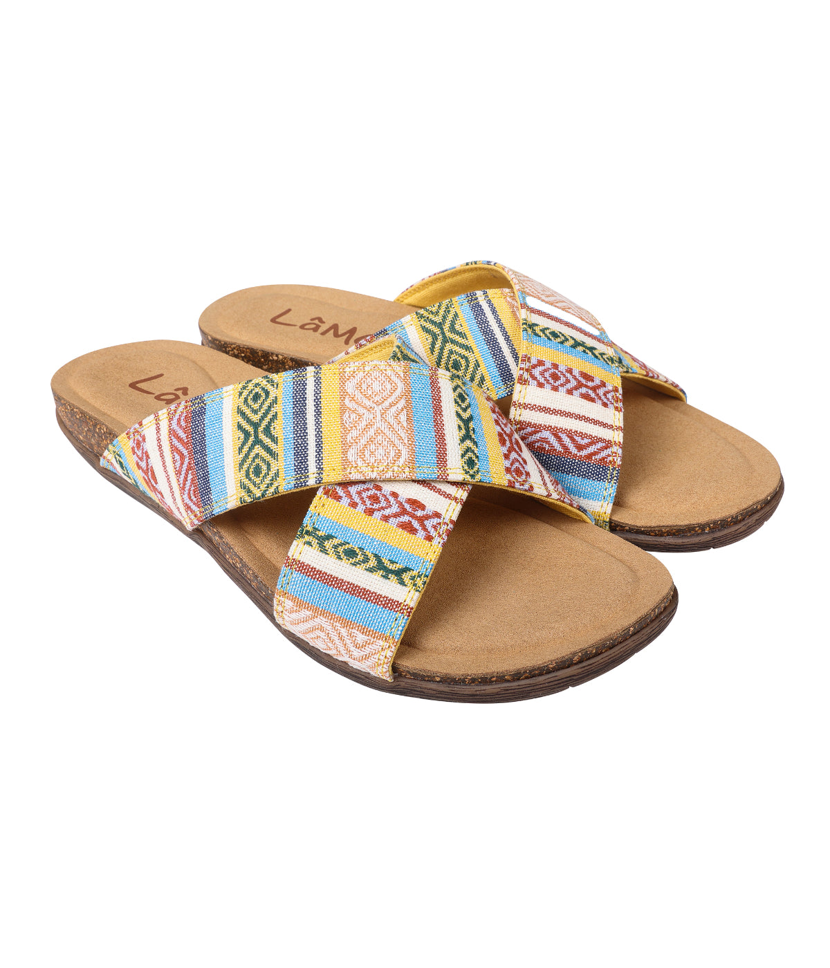  Lamo Leyla Flat Sandal - Yellow - Bonton