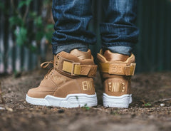33 HI Vachetta Tan/White