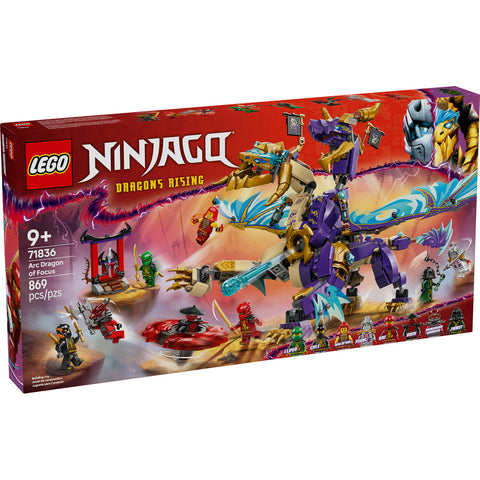 LEGO® NINJAGO® Arc Dragon of Focus Ninja Toy Set 71836