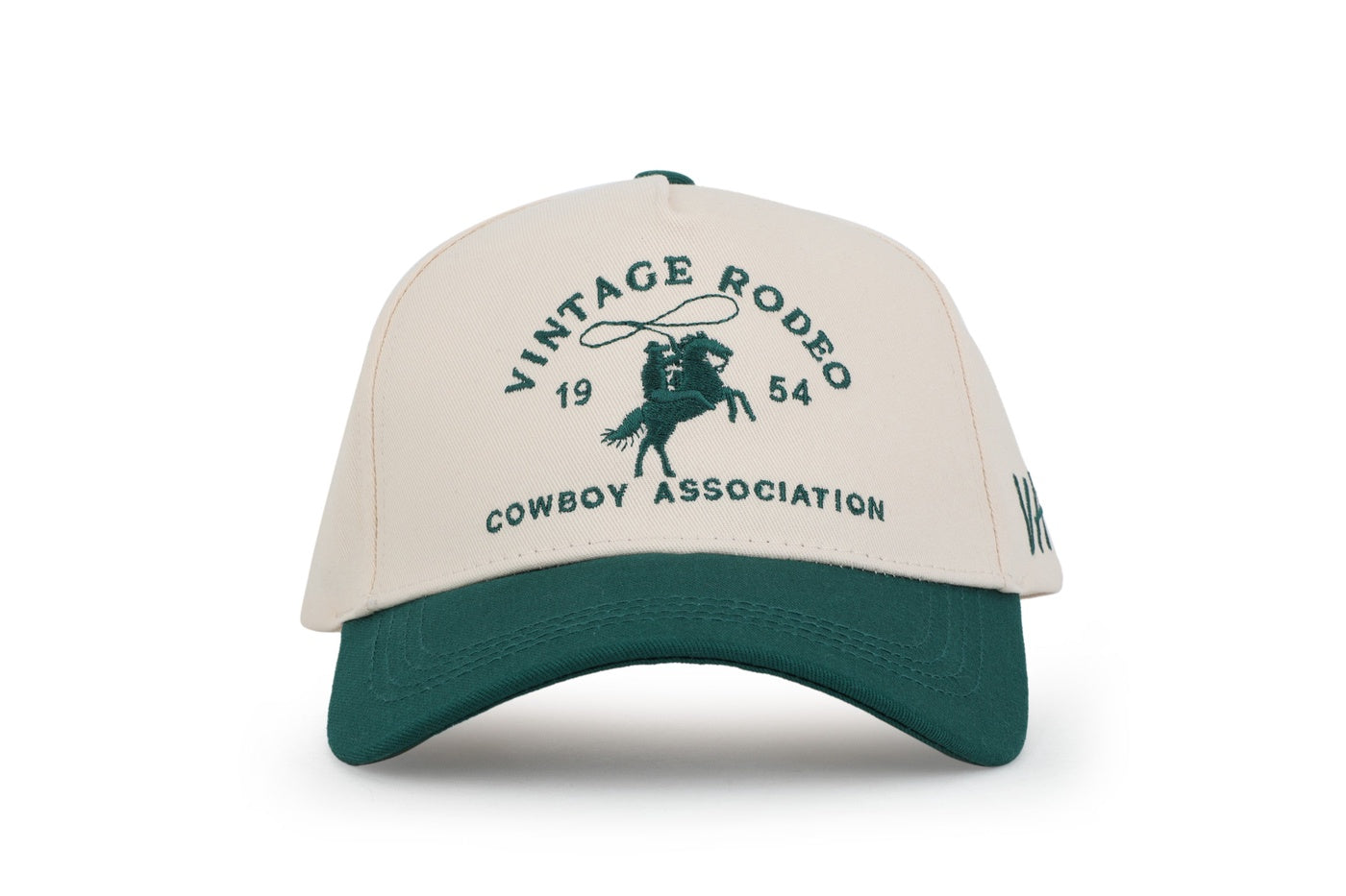  Vintage Havana Vintage Havana Trucker Hat for Women & Men – Green & Tan Adjustable Cap – Embroidered 