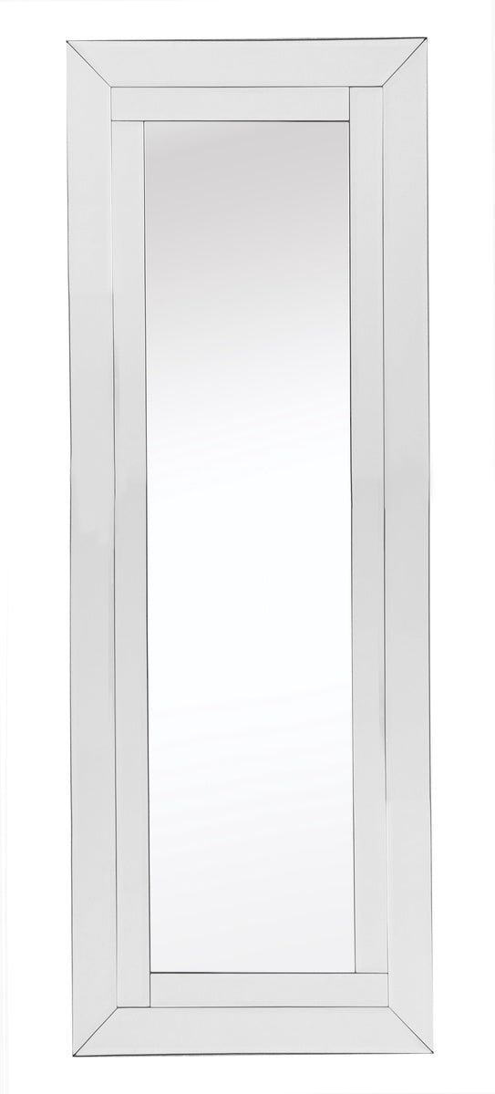  Camden Isle Lincoln Silver Classic Beveled Accent Mirror - Default Title - Bonton