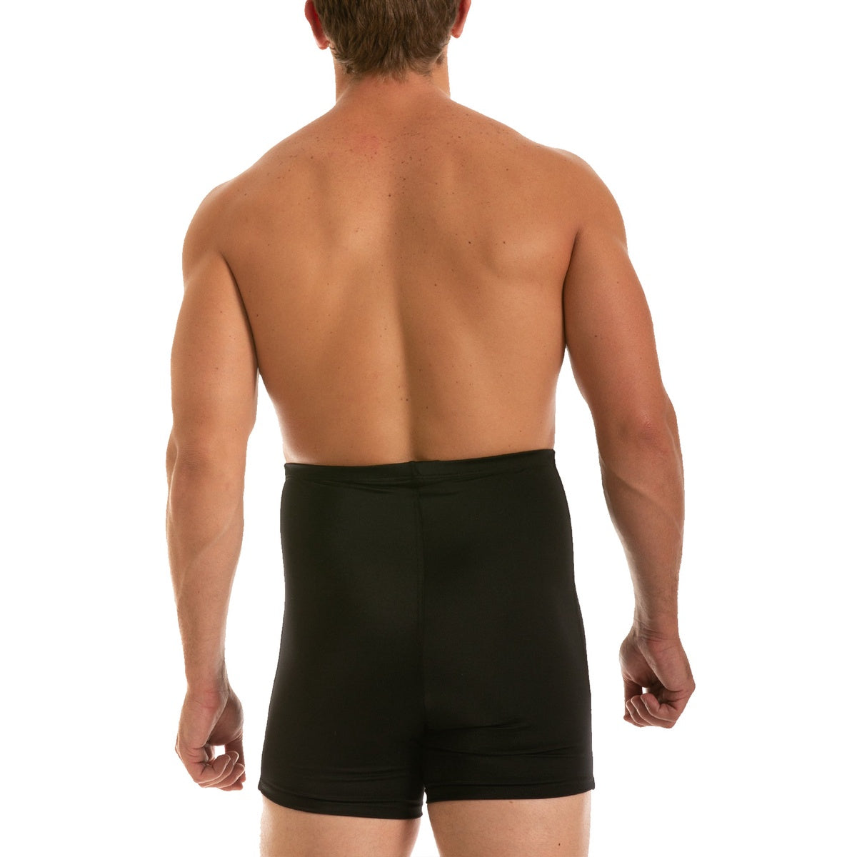  InstantFigure Insta Slim Compression Mid Waist Slimming Boxer Short MS2213 - Black - Bonton
