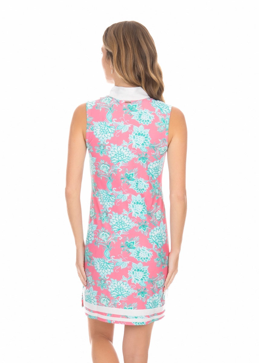  Cabana Life Cote D`Azur Sleeveless Tunic Dress - 2X - Bonton