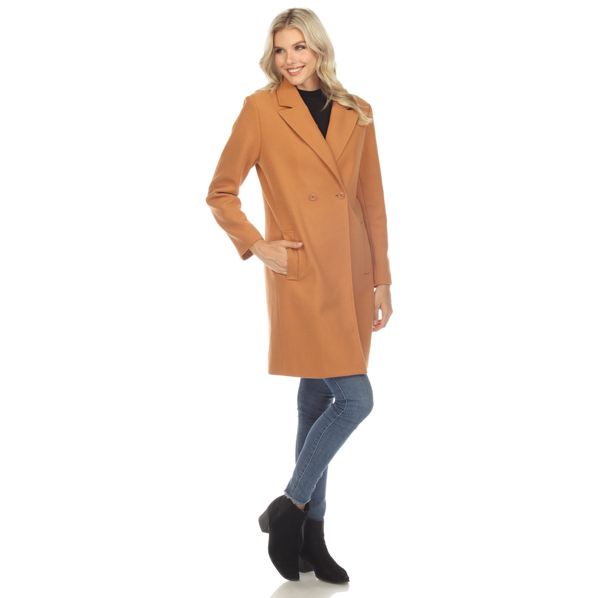  White Mark Women's Classic Walker Coat - Small - Bonton