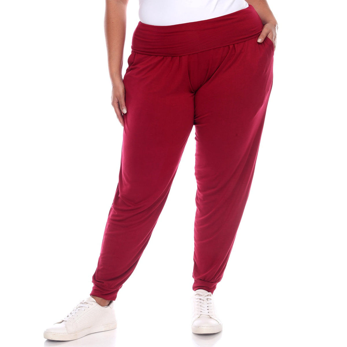  White Mark Plus Harem Pants - 3x - Bonton