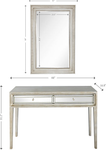 Delaney Wall Mirror and Console