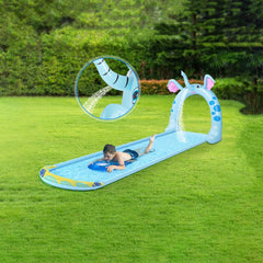 16' Inflatable Elephant Arch Sprayer Slide Outdoor Kids Water Toy