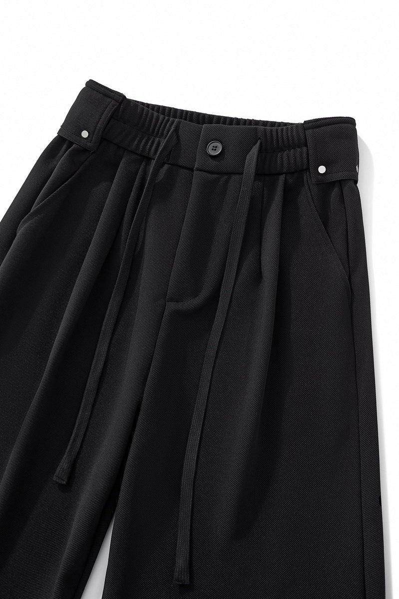  Barocco Solace Pleated Trousers BLACK - BLACK - Bonton