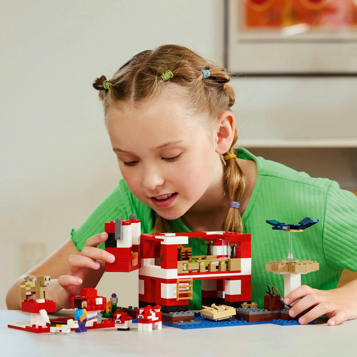  LEGO LEGO® Minecraft® the Mooshroom House Island Gamer Kit Toy for Kids 21270 - Minecraft - Bonton