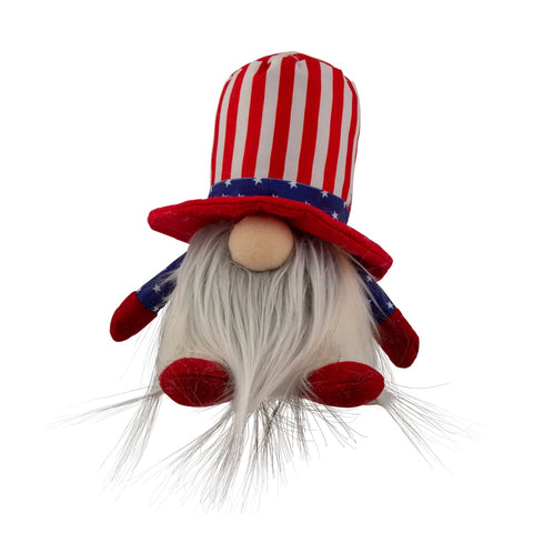 Lighted Americana Boy Patriotic Gnome - 6.75"