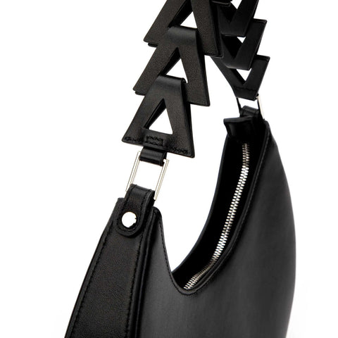 D Bag - Black Leather