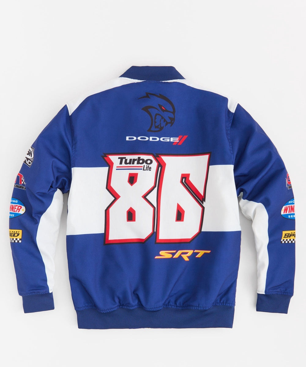  Reason Clothing Dodge Hellcat Racing Jacket - Blue - BLUE - Bonton