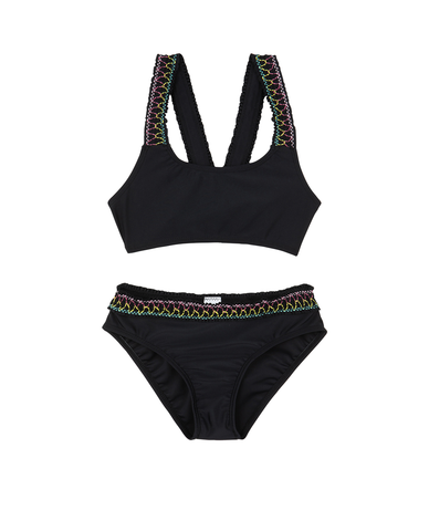 Ruffle Love Cross Strap Swim Set