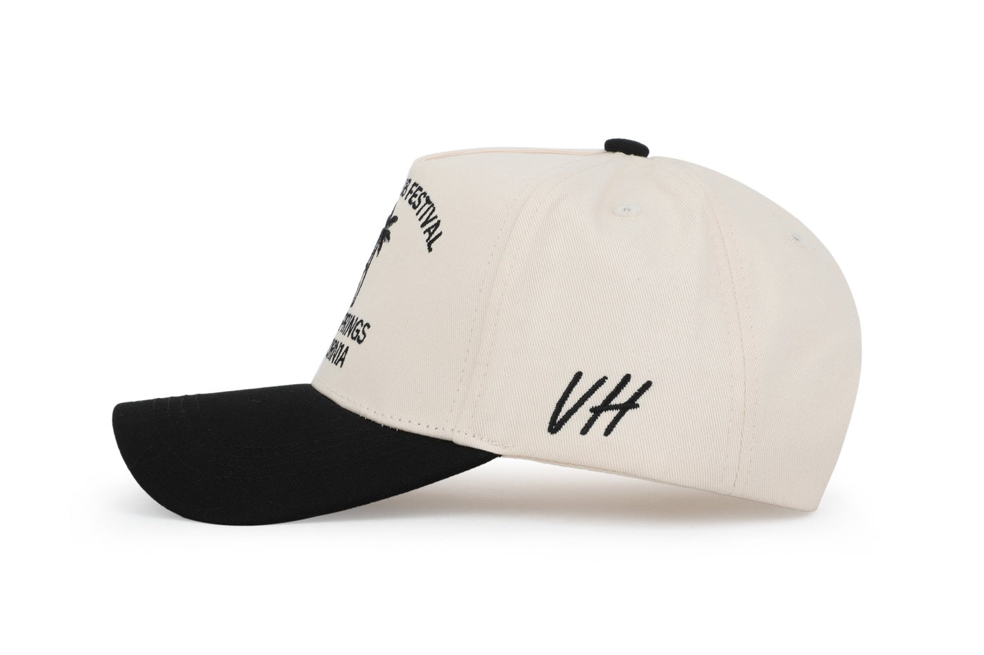  Vintage Havana Vintage Havana Trucker Hat for Women & Men – Black & Tan Adjustable Cap – Embroidered 