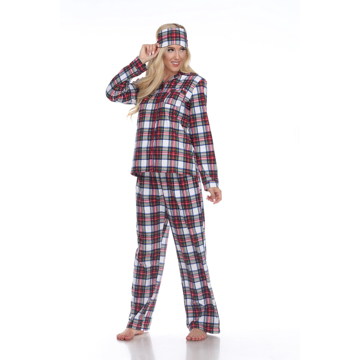  White Mark Women's Three Piece Pajama Set - XL - Bonton