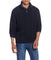 Cable Knit Quarter Zip Sweater Black