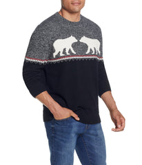 Bear Holiday Sweater Black