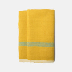 Laundered Linen Towels, Set of 2