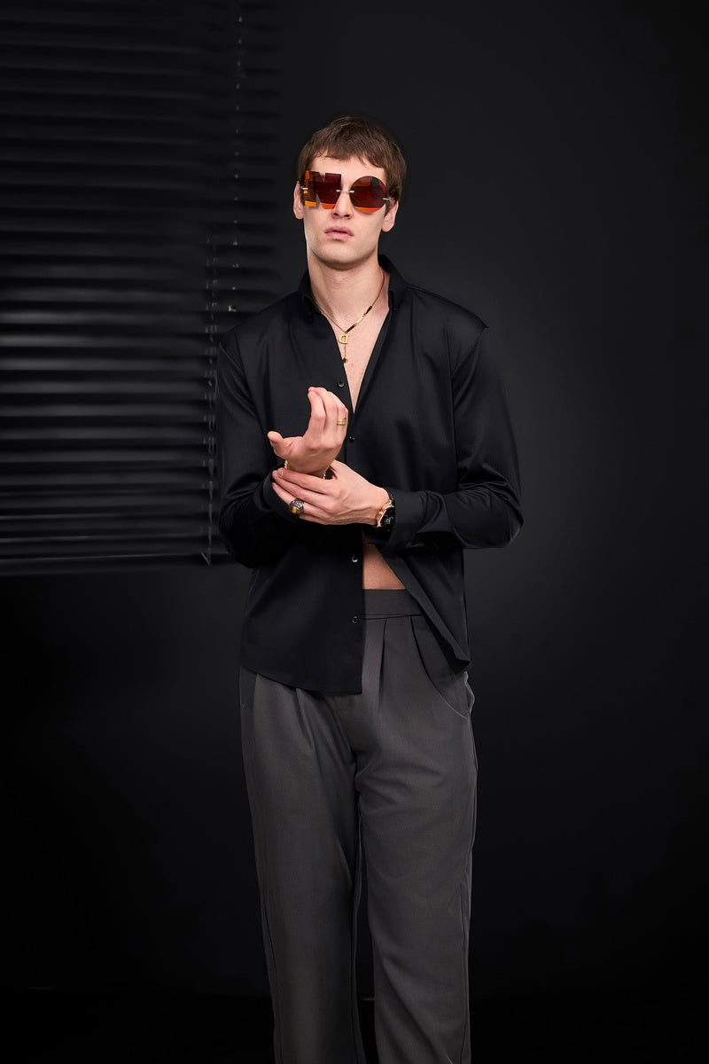  Barocco Wellington Side-Tab Trousers GREY - GREY - Bonton