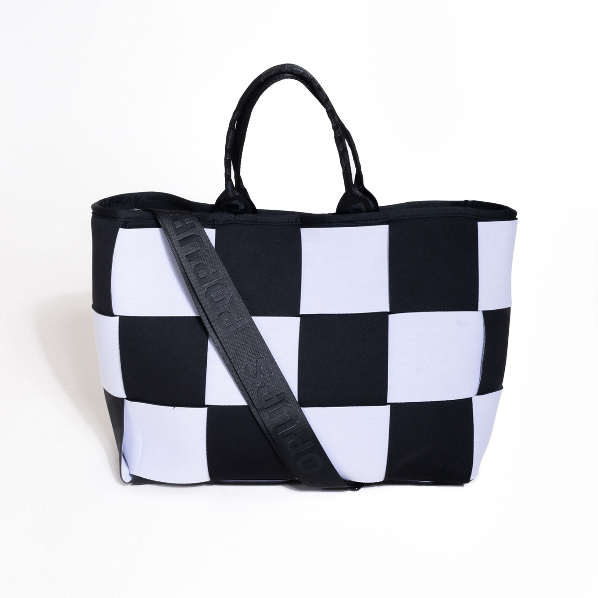  Pop Ups Brand Icon Tote Black And White - Default Title - Bonton