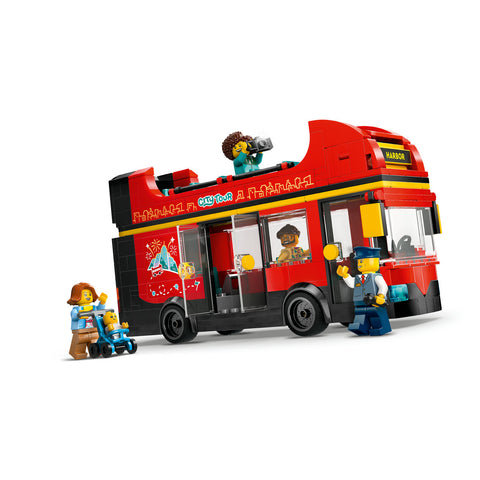 LEGO® City Red Double-Decker Sightseeing Bus Toy 60407