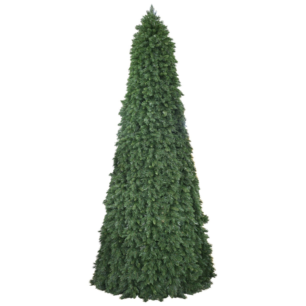  Northlight Pre-Lit Pencil Pine Artificial Christmas Tree - 15' - Clear Lights - Default Title - Bonton