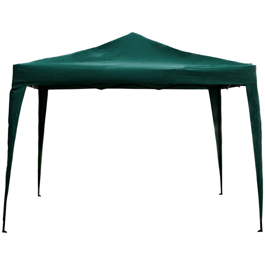 10' X 10' Green Pop-Up Outdoor Canopy Gazebo