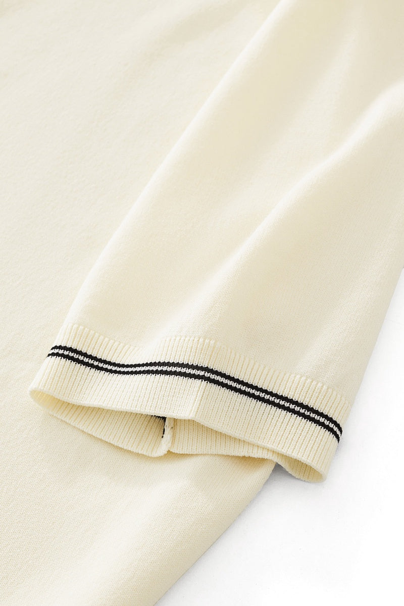  Barocco Urban Pulse Zip Polo IVORY - IVORY - Bonton