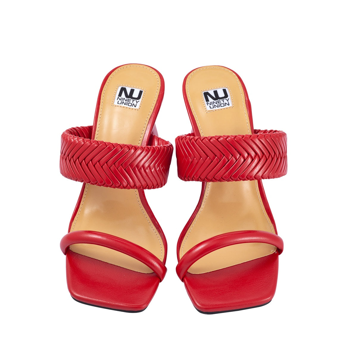  Ninety Union Malibu Two Banded Slide - Red - Bonton