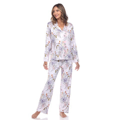 Women's Long Sleeve Floral Pajama Set