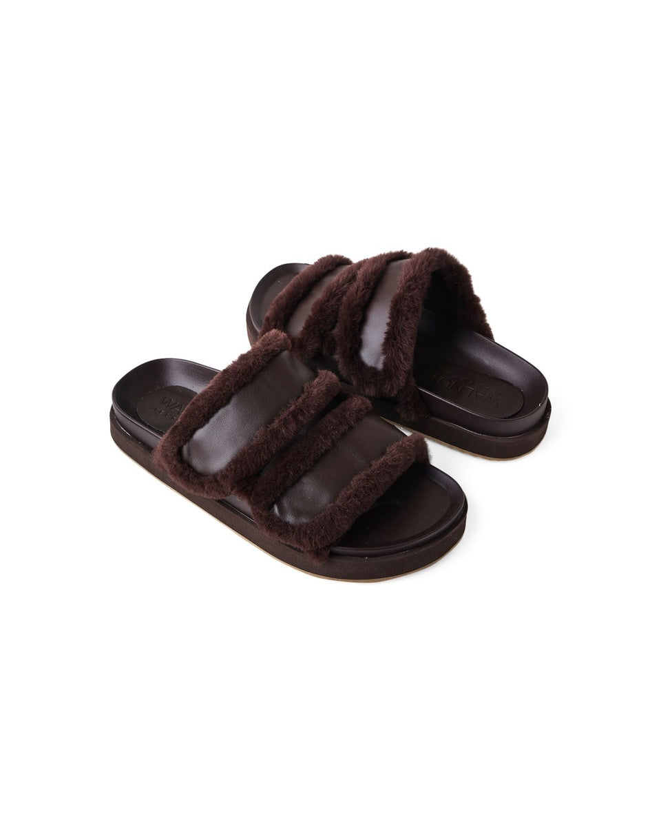  Walnut Melbourne Max - Slide - Chocolate - Bonton