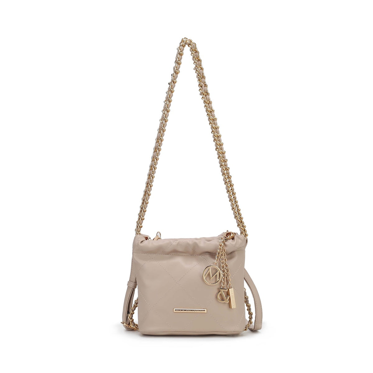  MKF Collection Loriana Quilted Bag - Beige - Bonton