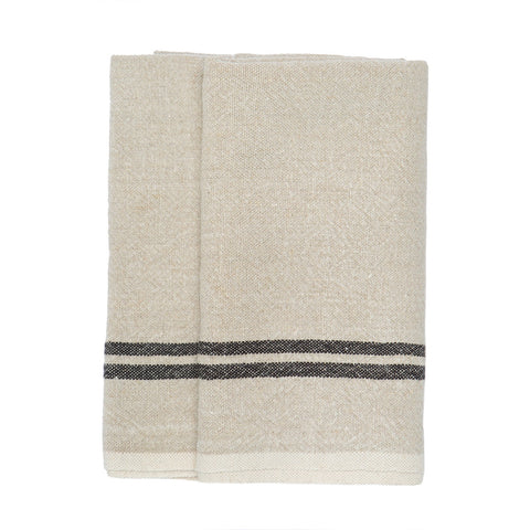 Vintage Linen Towels, Set of 2
