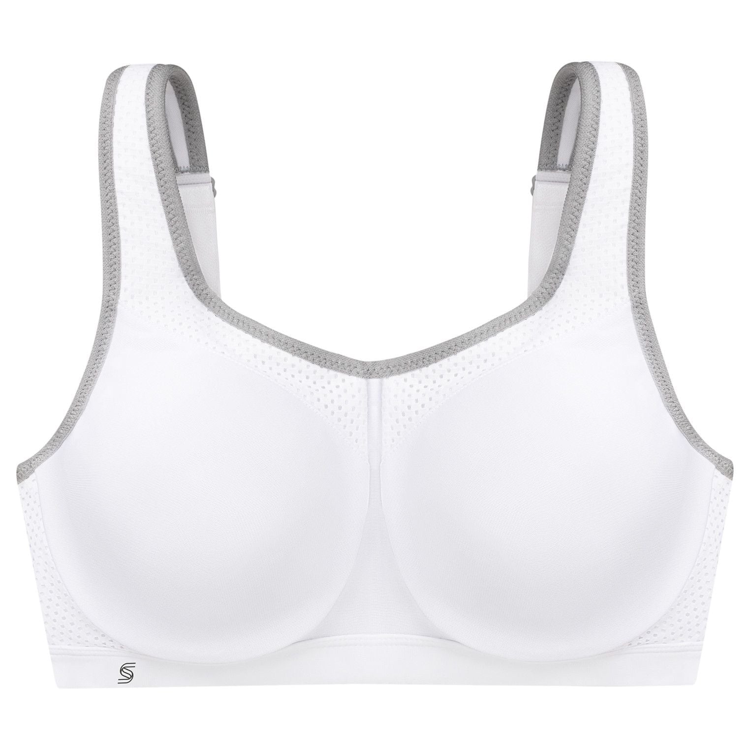  Glamorise High Impact Seamless Sport Bra - Gray - Bonton