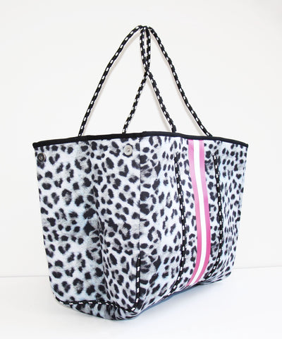 The Marin Tote Magenta Cheetah