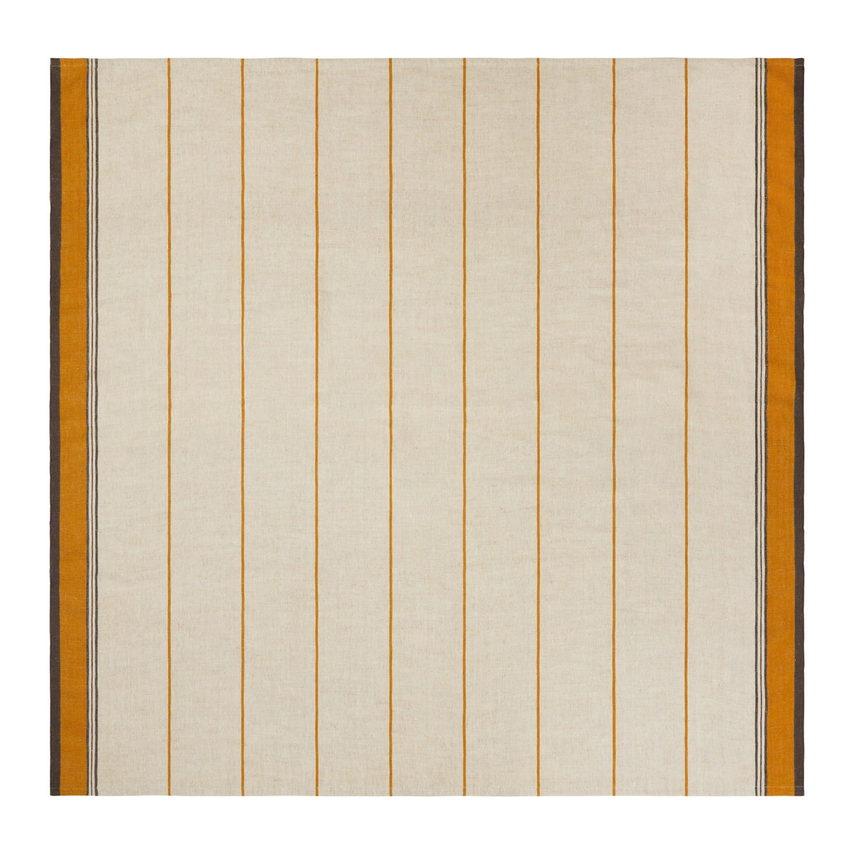  Caravan Eze Ivory & Mustard Tablecloth - 60x60 - Bonton
