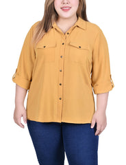 Roll Tab Blouse