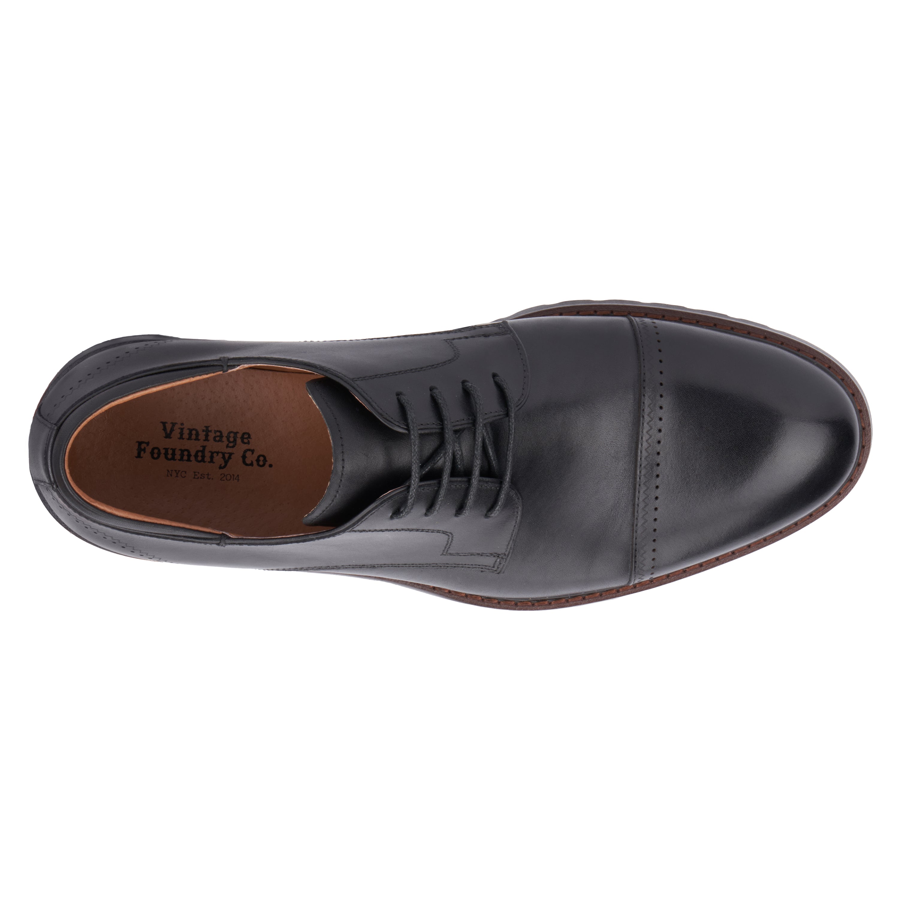  Vintage Foundry Co. Men's Emerson Oxford Dress Shoe - Cognac - Bonton