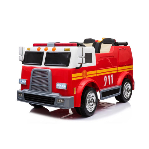 24V Freddo Fire Truck 2-Seater Ride On